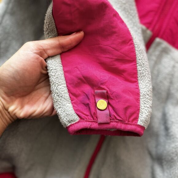 North Face Kids Denali Full Zip Polartec Fleece Jacket Pink L 14-16 PLAY Gorp - Picture 9 of 16